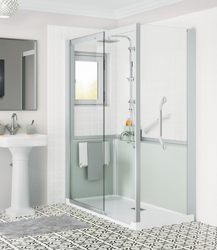 Installer un espace de douche pour PMR ou Personne Âgée